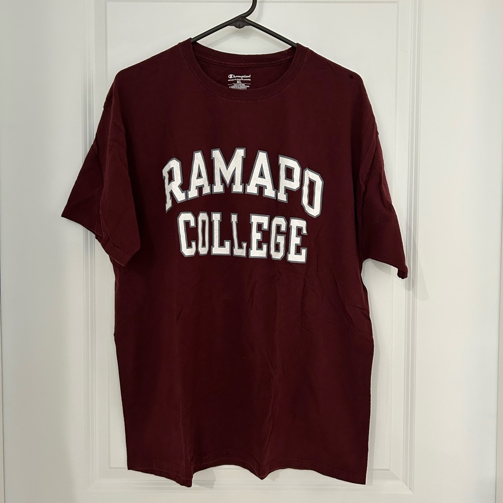 Champion Maroon Ramapo College Tee